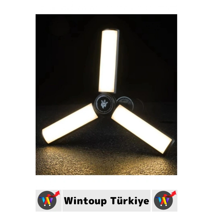 Outdoor Fener Masa Lambası Tasarımlı Piknik Çadıra Asılabilir Şarj Edilebilir Teleskopik Kamp Işığı