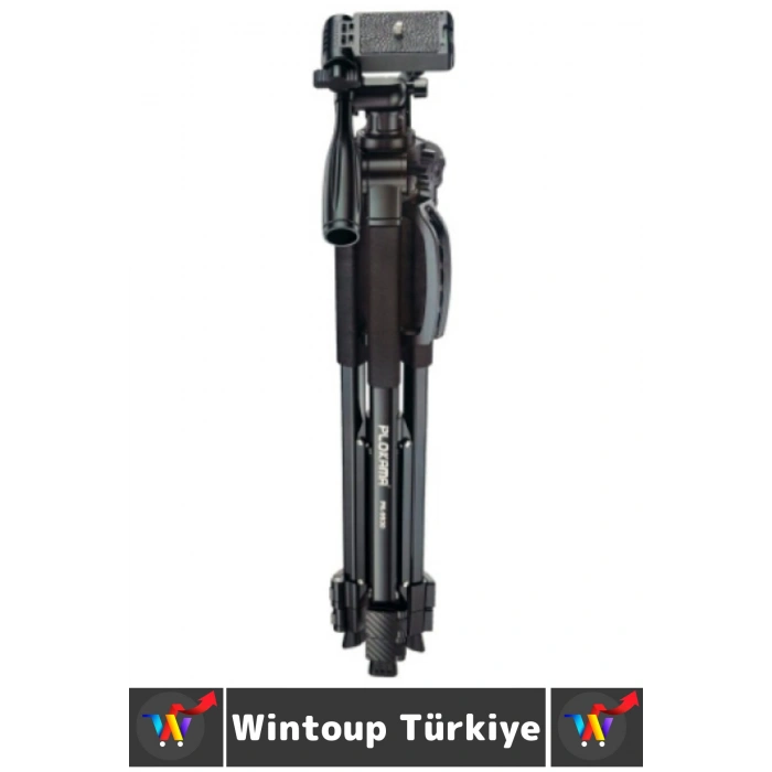 Premium Vlog Çekim Teleskopik Döner Başlık Yatay Dikey Kullanım Taşıma Çantalı 150 Cm Kamera Tripod