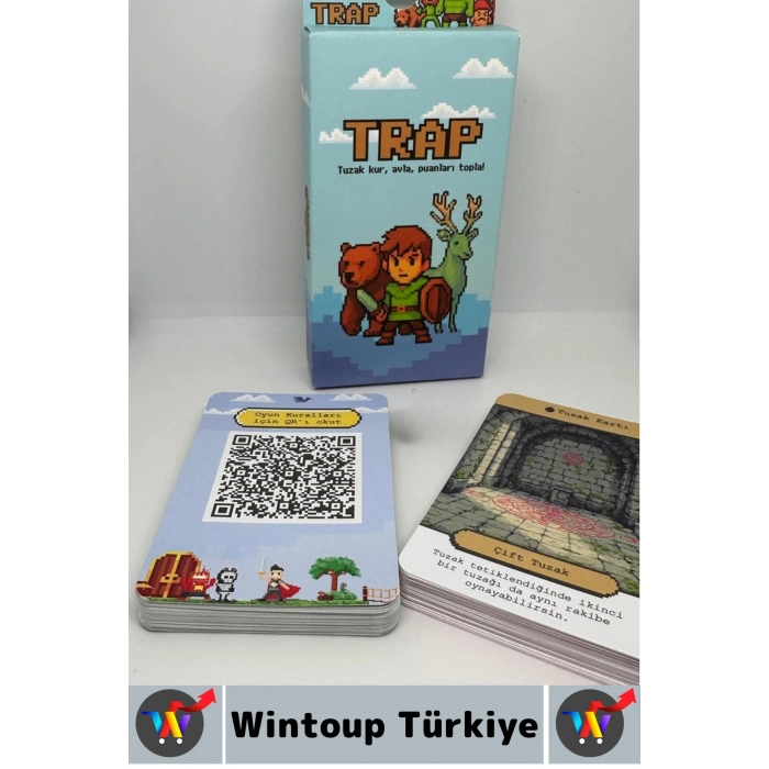 Yeni Sezon Eğlenceli Arkadaş Ortamı Aile Şans Komedi Strateji Beceri Geliştiren Kart Oyunu-Trap