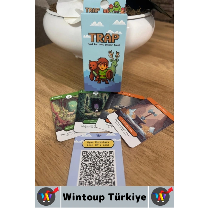 Yeni Sezon Eğlenceli Arkadaş Ortamı Aile Şans Komedi Strateji Beceri Geliştiren Kart Oyunu-Trap