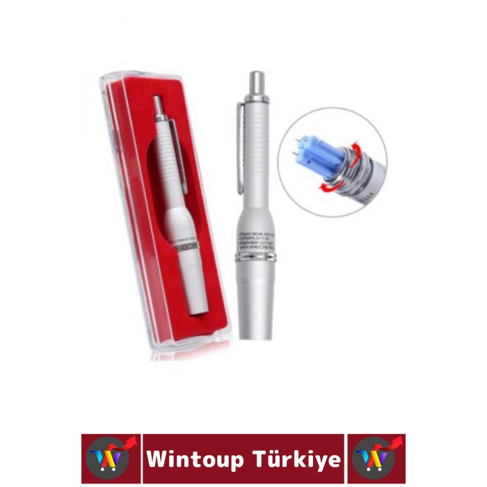 Premium Klinik Terapi Ayarlanabilir 3 Uçlu Özel Hijyenik Kutu Hacamat Kalemi 100lü İğne Hediye