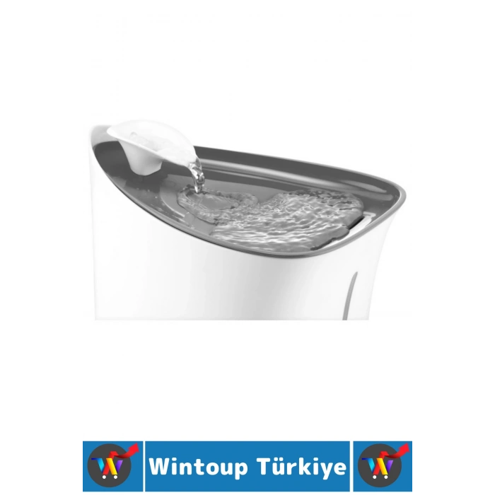 Evcil Hayvan Sessiz Çalışma Geniş Hazneli Aktif Karbon Filtre Otomatik Uyarılı Kedi Köpek Su Kabı