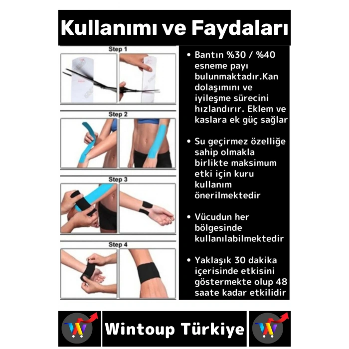 #AğrıBandı Hızlı Uzun Süre Etki Kas Bel Bacak Kol Boyun Sırt Omuz Karın Kalça Siyah Isı Bandı 2 Adet