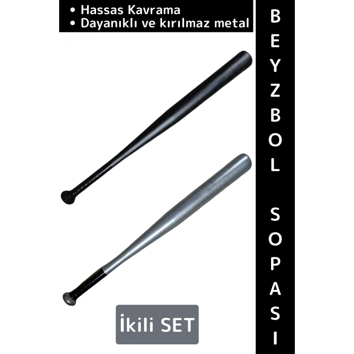 #BeyzbolSopası Yüksek Kalite Dekoratif Hassas Kavrama Dayanıklı Kırılmaz Şık Metal Baseboll Sopası