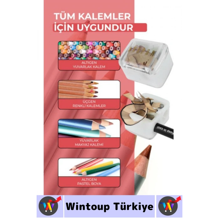 #MakyajKalemtıraş Kompakt Paslanmaz Çelik Bıçak Çift Gözlü Dudak Göz Kaş Kalemi Kozmetik Kalemtıraşı