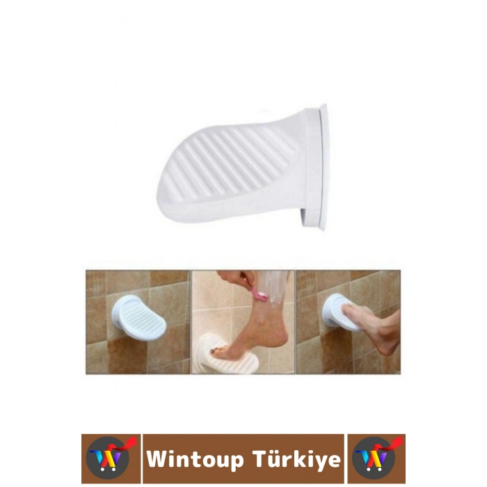 #BanyoAksesuar Yaşlı Sağlık Sorunu Tıraş Bakımı Kaydırmaz Pedallı Dayanıklı Şık Duş Ayak Dayanağı