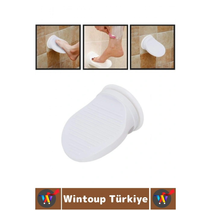 #BanyoAksesuar Yaşlı Sağlık Sorunu Tıraş Bakımı Kaydırmaz Pedallı Dayanıklı Şık Duş Ayak Dayanağı