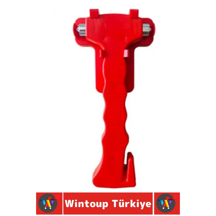 #İmdatÇekici Trafik Oto İlk Yardım Çantası Çok Fonksitonlu Cam Kırıcı Entegre Kemer Kesici 2 in 1