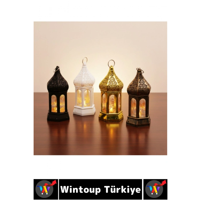 #LedIşık Ramazan Masa Süsleme Hediyelik Dekoratif Osmanlı İslam Altıgen Kapalı Kubbe Pilli LED Lamba