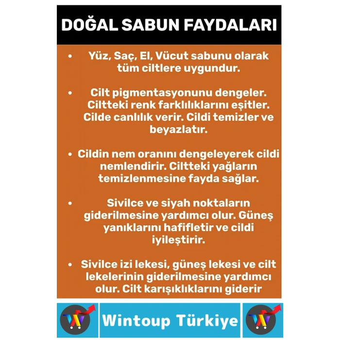 #KatıSabun %100 Doğal Bitkisel El Yüz Saç Vücut Cilt İçin Organik Okyanus Sabunu 120 Gram 10 Adet