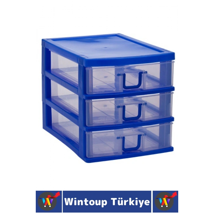 #TakıOrganizer Dayanıklı Plastik Masa Üstü Dolap Raf Küçük Eşya 3 Çekmeceli Komidin Mini Organizer