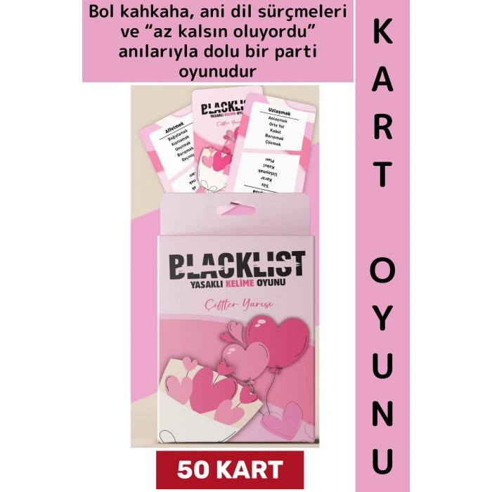 #KartOyunu Eğlence Keyifli Vakit Kız Erkek Genç Nesil Arkadaş Yetişkin 50 Kartlı Oyun-Çiftler Yarışı