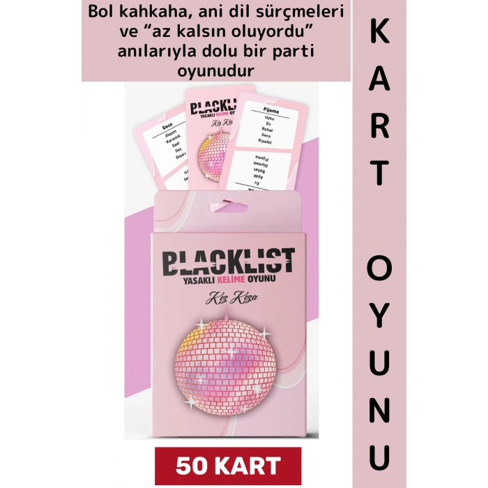 #KartOyunu Eğlenceli Keyifli Vakit Kız Erkek Genç Nesil Arkadaş Yetişkin 50 Kartlı Oyun-Kız Kıza