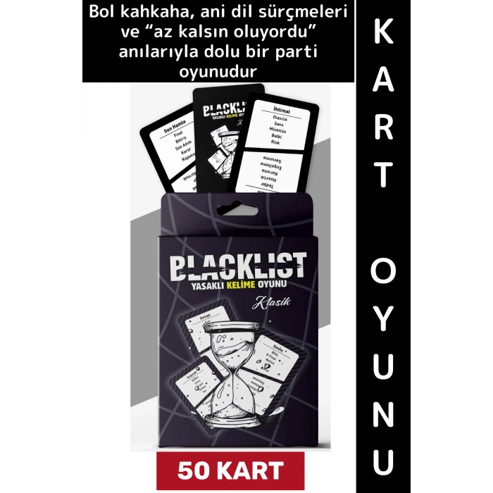 #KartOyunu Eğlenceli Keyifli Vakit Kız Erkek Genç Nesil Arkadaş Yetişkin 50 Kartlı Oyun-Klasik