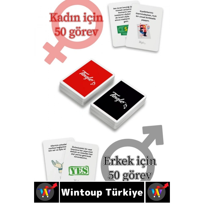 #KartOyunu Eğlenceli Romantik Keyif Vakit Sürpriz Görev Etkinlik Sevgili Çift İlişki 100 Kartlı Oyun