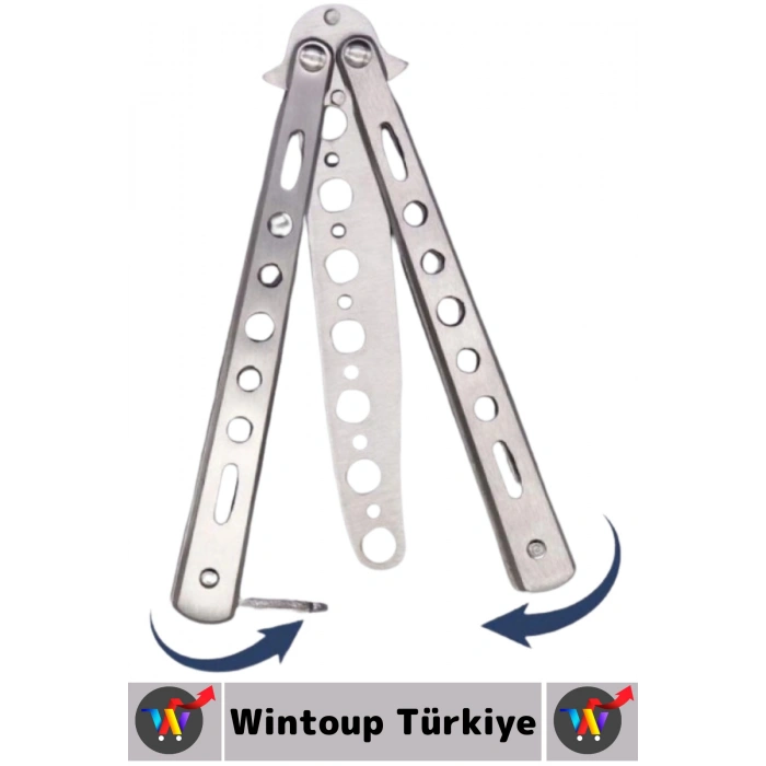 Hediyelik Seyahat Gündelik Çanta Boy Paslanmaz Çelik Gövdeli Özel Şık Tasarımlı Katlanabilir Tarak