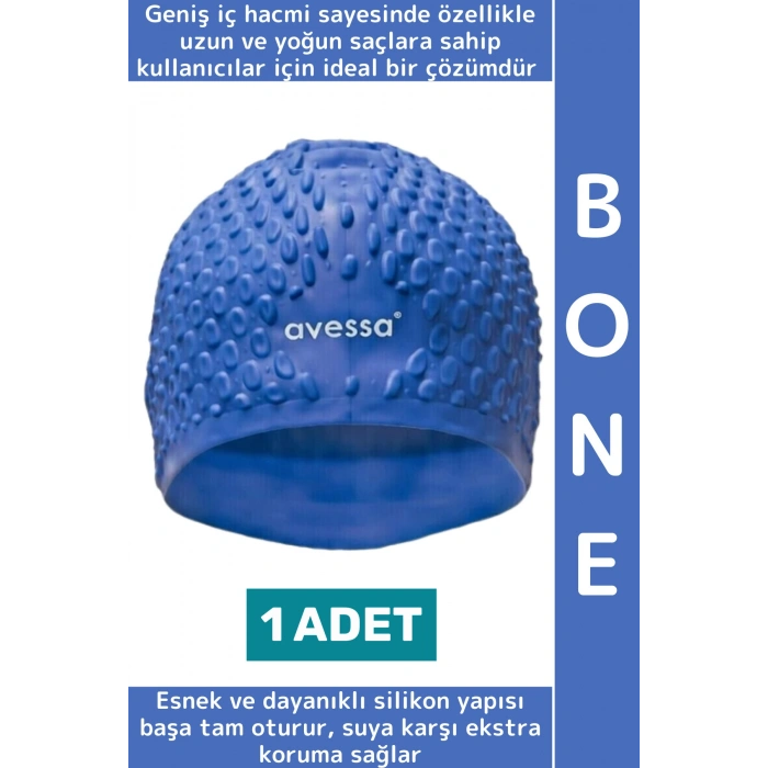 #Bone Su Sızdırmaz Esnek Yumuşak Silikon Havuz Deniz Yüzme Kulağa Su Geçirmez Büyük Beden Saç Bonesi