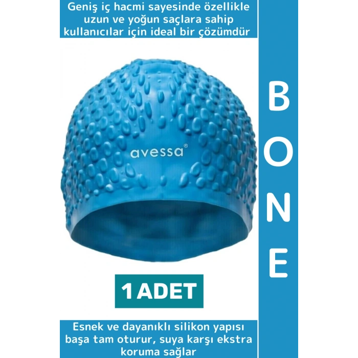 #Bone Su Sızdırmaz Esnek Yumuşak Silikon Havuz Deniz Yüzme Kulağa Su Geçirmez Büyük Beden Saç Bonesi