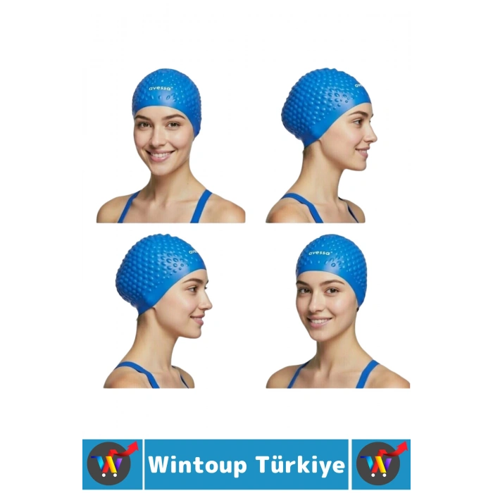 #Bone Su Sızdırmaz Esnek Yumuşak Silikon Havuz Deniz Yüzme Kulağa Su Geçirmez Büyük Beden Saç Bonesi