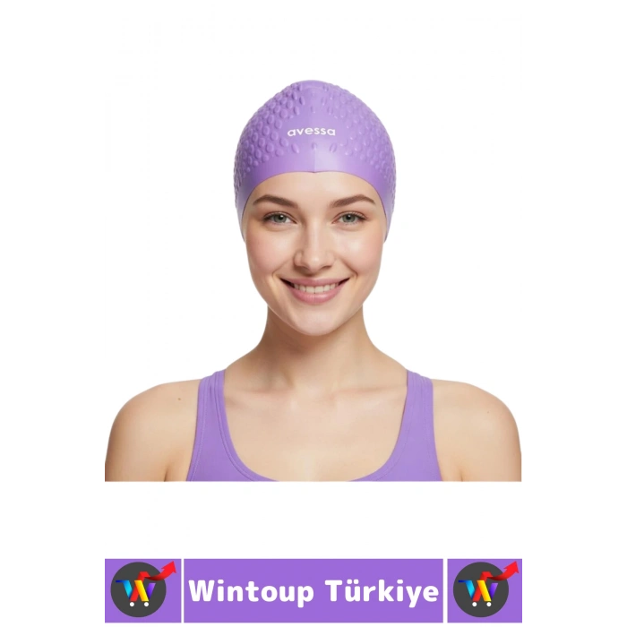 #Bone Su Sızdırmaz Esnek Yumuşak Silikon Havuz Deniz Yüzme Kulağa Su Geçirmez Büyük Beden Saç Bonesi