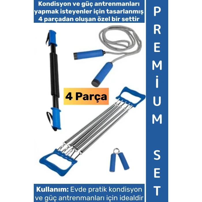 #EgzersizSeti Pratik Ev Tipi Kondisyon Güç Dayanıklılık Direnç Fitness Spor Antrenman 4lü Özel Set