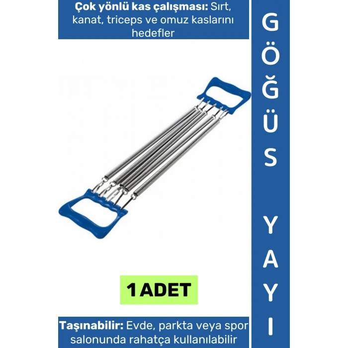 #EgzersizAleti Sırt Kanat Triceps Omuz Kas Spor Fitness Antrenman Dayanıklı Çelik 5li Göğüs Yayı