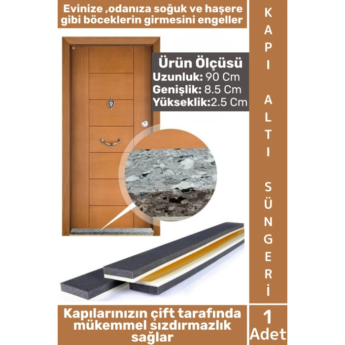 #RüzgarKesici Soğuk Haşere Rüzgar Toz Önleyici Yapışkanlı Köpük Kapı Altı Isı Yalıtım Eşik Süngeri