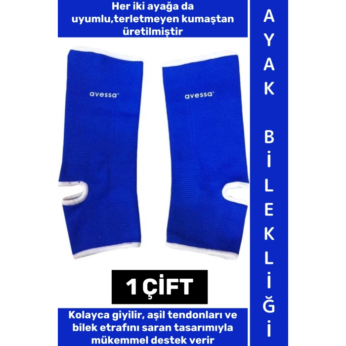 #AyakBilekliği Her İki Ayak İle Uyumlu Sakatlık Önleyici Esnek Kumaş Sporcu Ayak Bilekliği S Beden