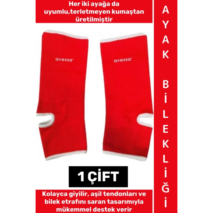 #AyakBilekliği Her İki Ayak İle Uyumlu Sakatlık Önleyici Esnek Kumaş Sporcu Ayak Bilekliği L Beden