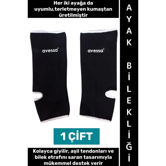 #AyakBilekliği Her İki Ayak İle Uyumlu Sakatlık Önleyici Esnek Kumaş Sporcu Ayak Bilekliği M Beden
