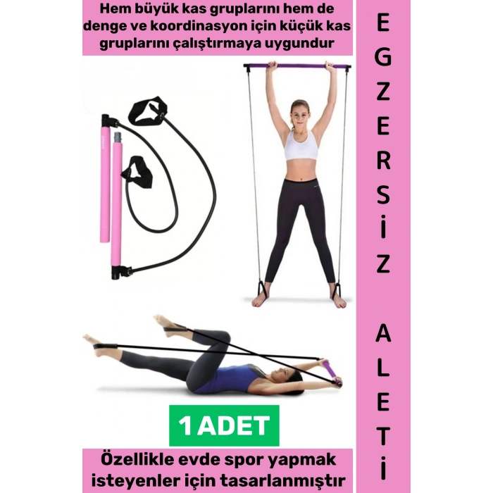 #EgzersizAleti Dayanıklı Evde Pratik Kullanım Kuvvet Denge Koordinasyon Antrenmanı Spor Fitness Barı