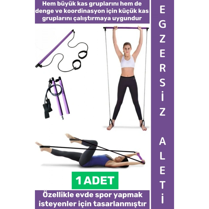 #EgzersizAleti Dayanıklı Evde Pratik Kullanım Kuvvet Denge Koordinasyon Antrenmanı Spor Fitness Barı