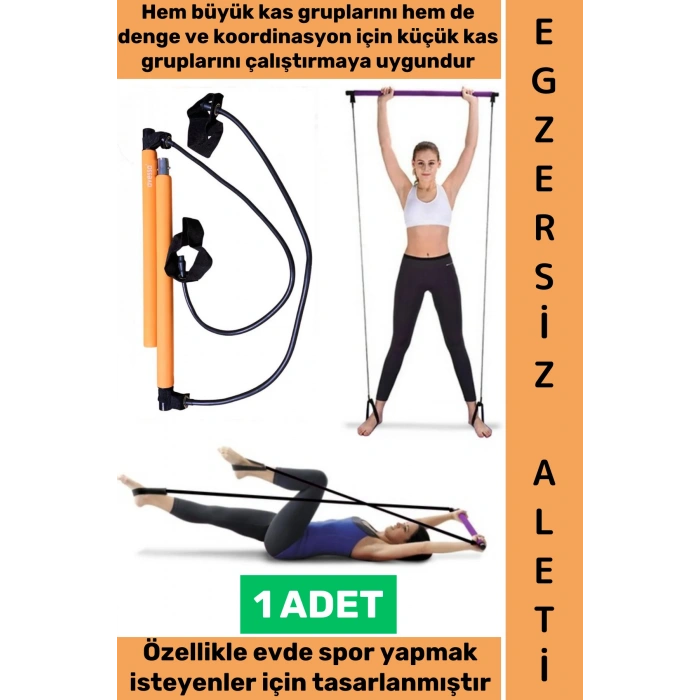 #EgzersizAleti Dayanıklı Evde Pratik Kullanım Kuvvet Denge Koordinasyon Antrenmanı Spor Fitness Barı