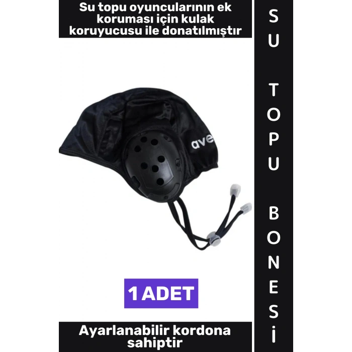 #SuTopuBone Klora Dayanıklı Çok Şık Kadın Erkek Ayarlanabilir Kordonlu Kulak Korumalı Su Topu Bonesi
