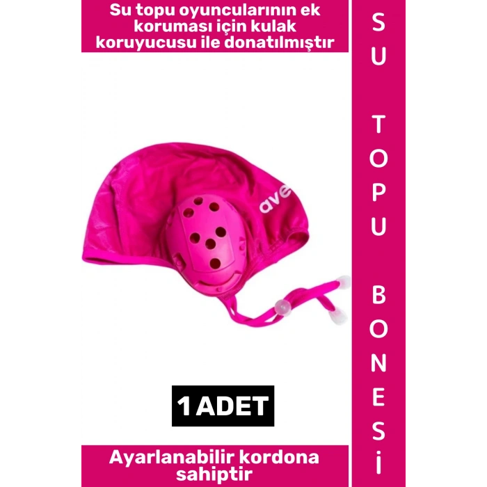 #SuTopuBone Klora Dayanıklı Çok Şık Kadın Erkek Ayarlanabilir Kordonlu Kulak Korumalı Su Topu Bonesi