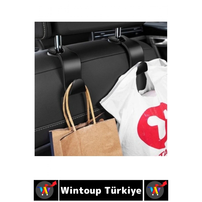 #OtoOrganizer Takım Elbise Şemsiye Poşet Eşya Sabitleme Taşıma Araç İçi Koltuk Arkası Askı 8 Adet