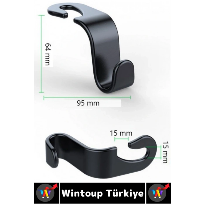 #OtoOrganizer Takım Elbise Şemsiye Poşet Eşya Sabitleme Taşıma Araç İçi Koltuk Arkası Askı 8 Adet