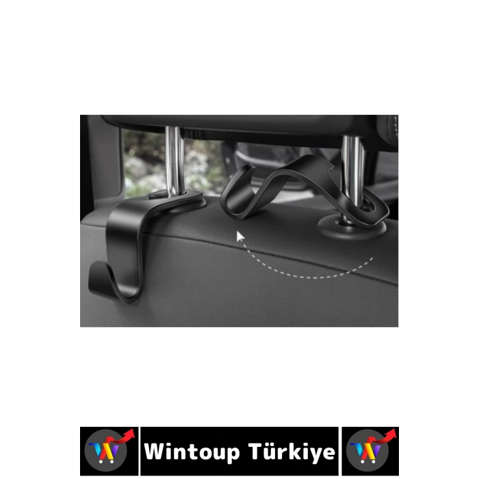 #OtoOrganizer Takım Elbise Şemsiye Poşet Eşya Sabitleme Taşıma Araç İçi Koltuk Arkası Askı 4 Adet