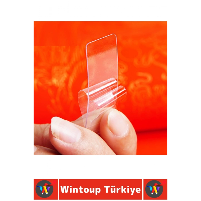 #ÇiftTaraflıBant İz Bırakmaz Pratik Tablo Çerçeve Çift Taraflı Nano PU Jel Şeffaf Bant 120 Adet