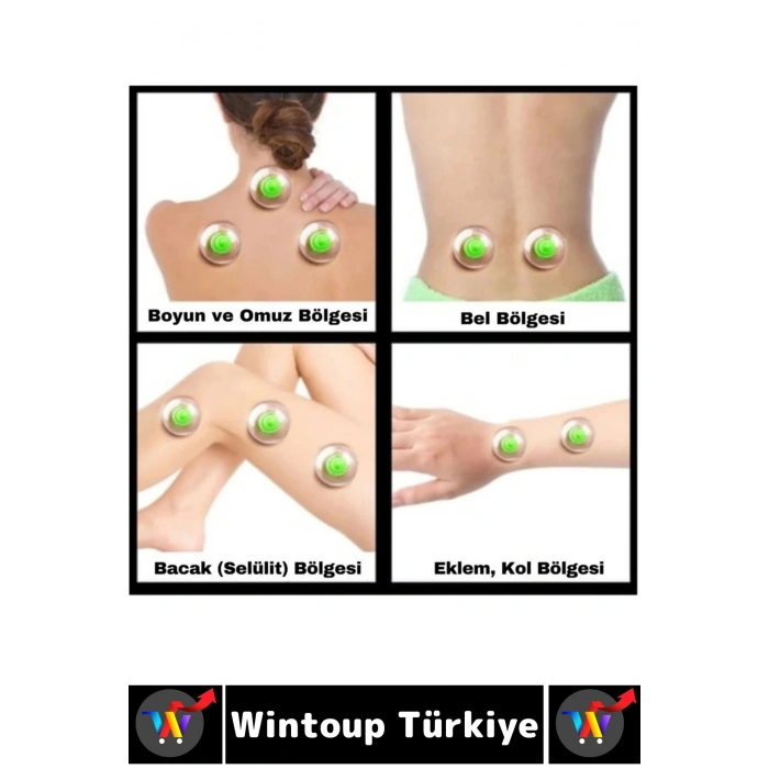 #HacamatSeti Islak Kuru Kullanıma Uygun 2 Parmak Pompa 10 Adet 6 No Kupa Çekme İkili Hacamat Seti