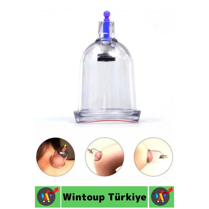 #HacamatSeti 20 Adet 5-6-7 No Kupa Islak Kuru Kullanıma Uygun 4 Parmak Pompa Hediyeli Hacamat Seti