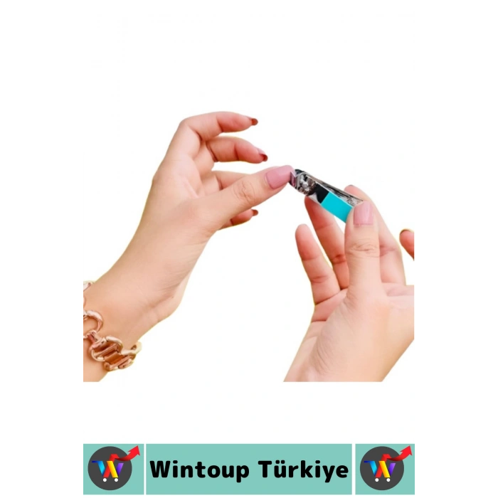 #ManikürSeti Kompakt Kadın Erkek Makas Törpü Tırnak El Bakım Şık Taşıma Çantalı Manikür Seti 8 Parça