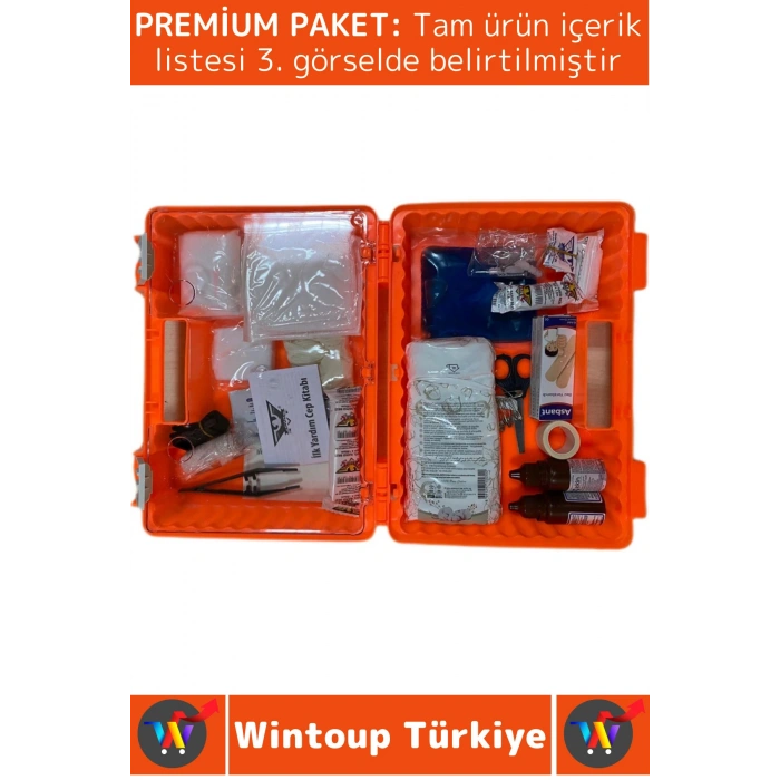 #İlkYardımÇantası Premium Trafik Ev Ofis İş Yeri Duvara Monte Edilebilir Tam Dolu İlk Yardım Çantası