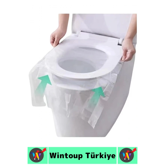 #KlozetPoşeti Çanta Boy Hijyenik Tam Kapama Her Biri Tek Kullanım Tuvalet Klozet Kapak Poşeti 200lü