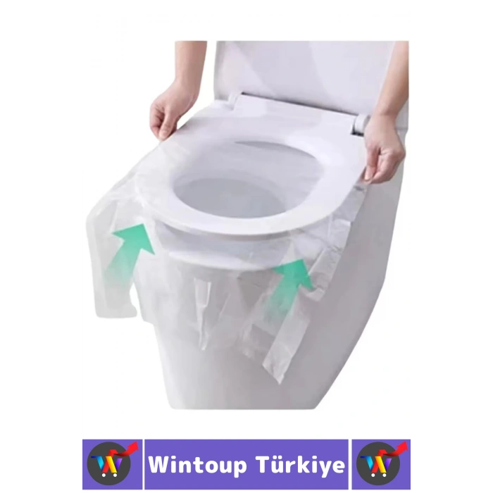 #KlozetPoşeti Çanta Boy Hijyenik Tam Kapama Her Biri Tek Kullanım Tuvalet Klozet Kapak Poşeti 100lü