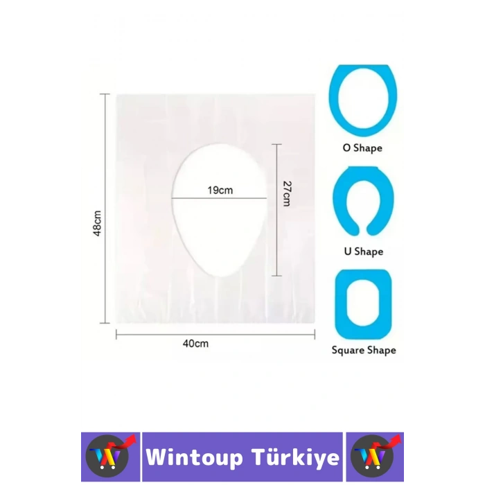 #KlozetPoşeti Çanta Boy Hijyenik Tam Kapama Her Biri Tek Kullanım Tuvalet Klozet Kapak Poşeti 100lü