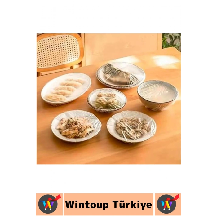 #TabakBonesi Hava Almaz Bozulma Önleyen Yemek Saklama Tazelik Lastikli Tencere Tabak Bonesi 200 Adet