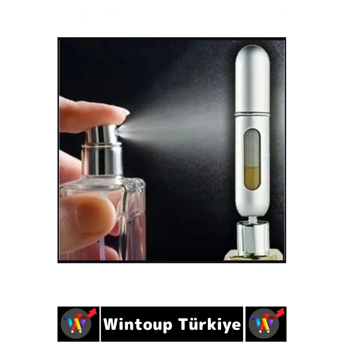 #ParfümŞişesi Sızdırmaz Kapaklı Doldurulabilir Pratik Çanta Boy Cep Parfümü Şişesi 5 ML X 20 Adet