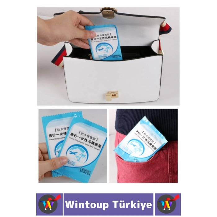 #HijyenSeti Çanta Boy Tek Kullanımlık 50li Tuvalet Klozet Kapak Poşeti 20li Kağıt Sabun İkili SET