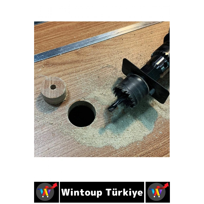 #PançSeti Dayanıklı Ağaç Kesme Testere Matkap Ucu Takımı Alçıpan Tavan Kesme 16 Parça PANÇ SETİ